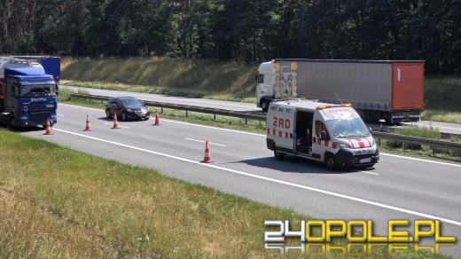 Zderzenie czterech aut na A4. Droga zablokowana AKTUALIZACJA WIDEO