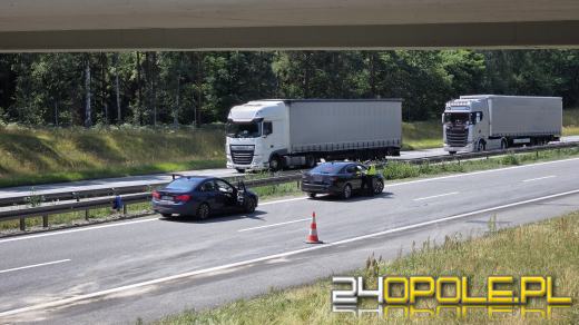 Zderzenie czterech aut na A4. Droga zablokowana AKTUALIZACJA WIDEO