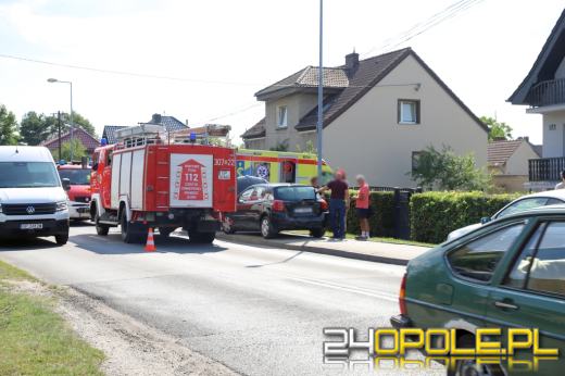 Zderzenie trzech pojazdów w Opolu-Chmielowicach