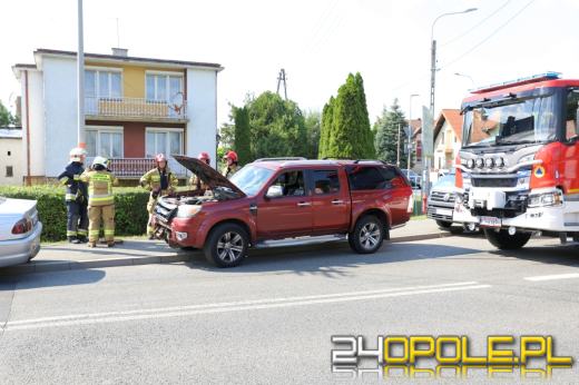 Zderzenie trzech pojazdów w Opolu-Chmielowicach