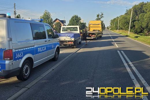 Sprzedawał węgiel z dostawczaka. Zakończył trasę na policyjnym parkingu