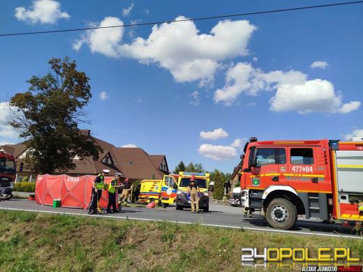 Śmiertelny wypadek w Jaworku. DK43 jest nieprzejezdna