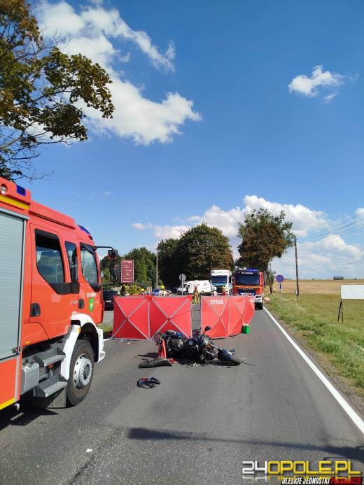 Śmiertelny wypadek w Jaworku. DK43 jest nieprzejezdna