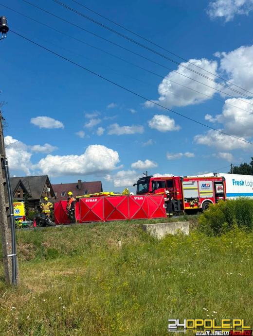 Śmiertelny wypadek w Jaworku. DK43 jest nieprzejezdna
