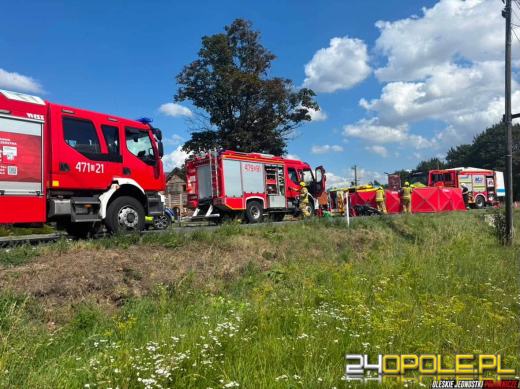 Śmiertelny wypadek w Jaworku. DK43 jest nieprzejezdna