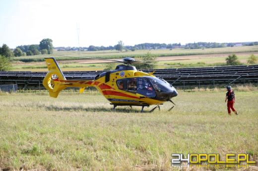 Czołowe zderzenie dwóch motocykli w Chrząszczycach. Ranni 15-latek i 26-latek