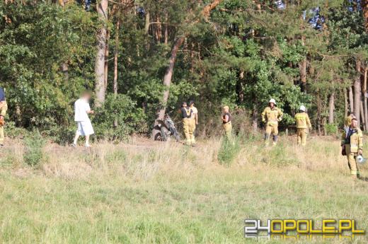 Czołowe zderzenie dwóch motocykli w Chrząszczycach. Ranni 15-latek i 26-latek