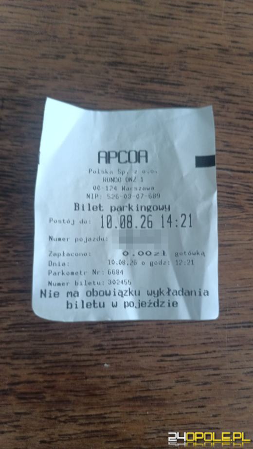 Artykuł czytelnika: Zaparkowałem i poszedłem po bilet. Czuję się oszukany
