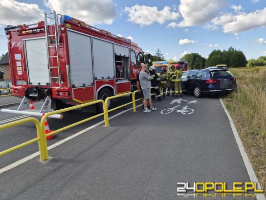 Kolizja na trasie Opole-Kluczbork. 20-latka dostała mandat i punkty karne