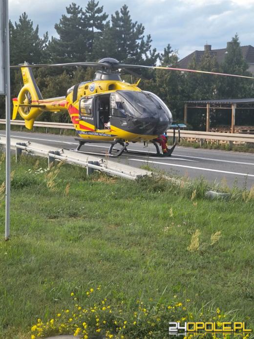76-latek miał nie ustąpić pierwszeństwa motocykliście. Dwie osoby trafiły