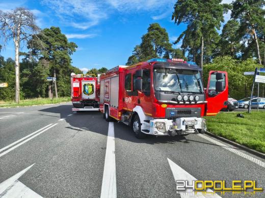 76-latek miał nie ustąpić pierwszeństwa motocykliście. Dwie osoby trafiły