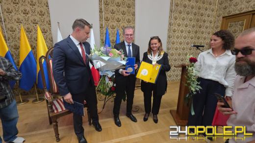 Andrzej Poczobut odebrał tytuł Honorowego Obywatela Opola