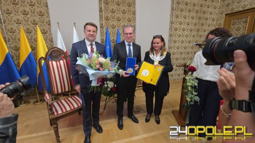 Andrzej Poczobut odebrał tytuł Honorowego Obywatela Opola