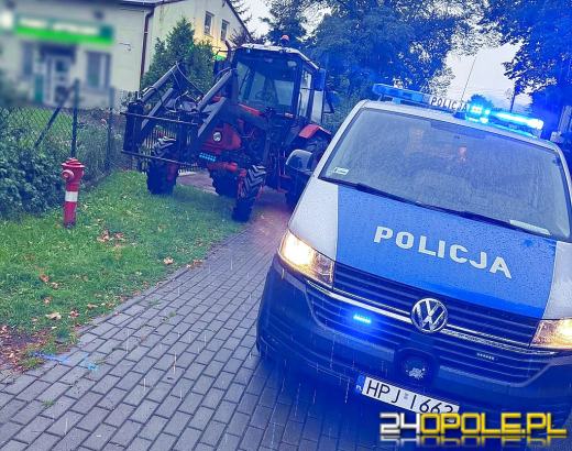 Pijany kierował ciągnikiem rolniczym