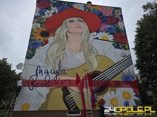 Maryla Rodowicz odsłoni oficjalnie dziś swój mural w Opolu
