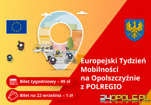 Tydzień z koleją za 49 zł, a Dzień bez Samochodu za złotówkę