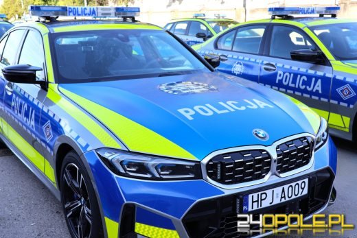 11 nowych radiowozów dla opolskiej policji. Wśród nich trzy BMW M340i