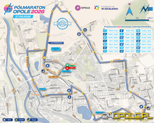 Półmaraton Opole 2026. Zamknięte ulice i utrudnienia w mieście