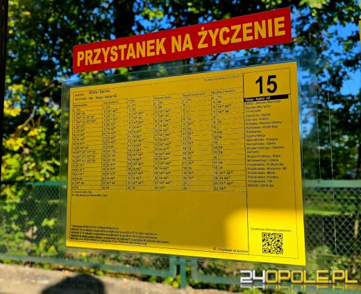 Od 1 października 106 przystanków będzie "na życzenie"