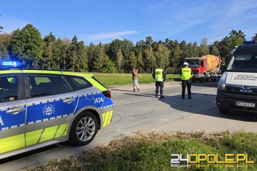 Kierował betoniarką po alkoholu. 30-latek stracił prawo jazdy