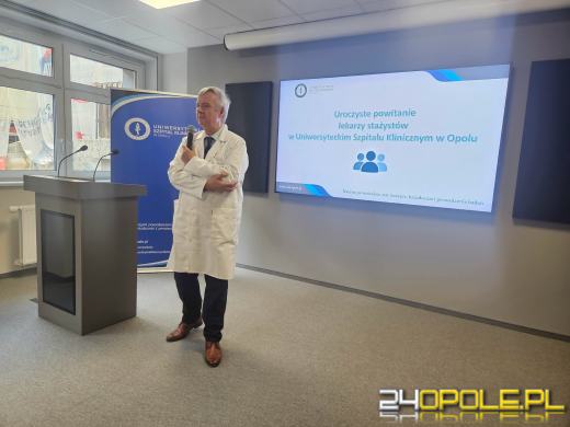40 młodych lekarzy rozpoczyna staże w USK w Opolu