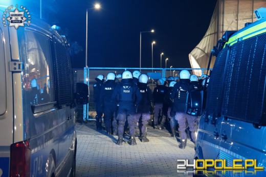 Zatrzymani po meczu pomiędzy drużynami Odry Opole i Miedzi Legnica
