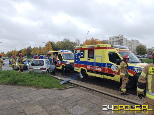 Wypadek na ulicy Witosa. Dwie osoby trafiły do szpitala