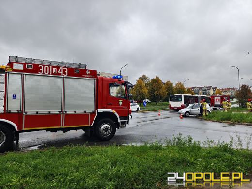 Wypadek na ulicy Witosa. Dwie osoby trafiły do szpitala