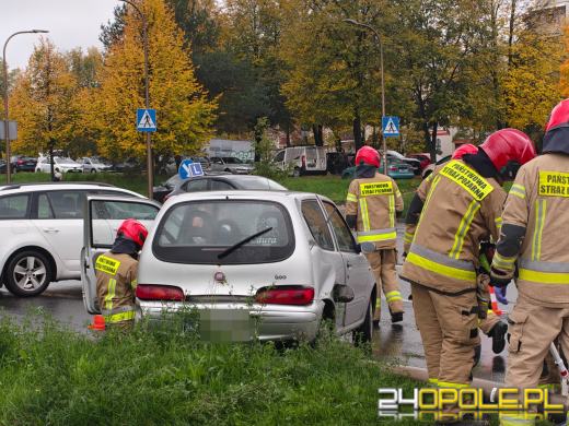 Wypadek na ulicy Witosa. Dwie osoby trafiły do szpitala