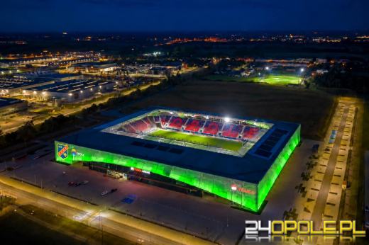 Opole rozbłysło na zielono. Wyjątkowa iluminacja w ważnym geście solidarności