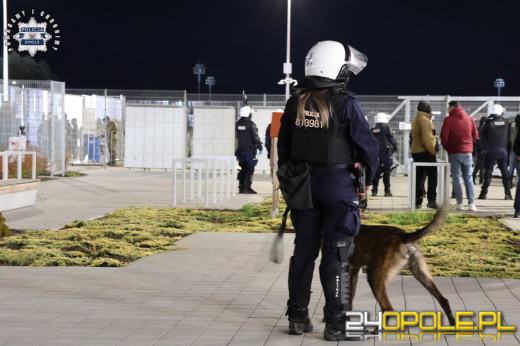 Zatrzymani po meczu pomiędzy drużynami Odry Opole i Miedzi Legnica