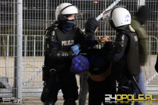 Zatrzymani po meczu pomiędzy drużynami Odry Opole i Miedzi Legnica