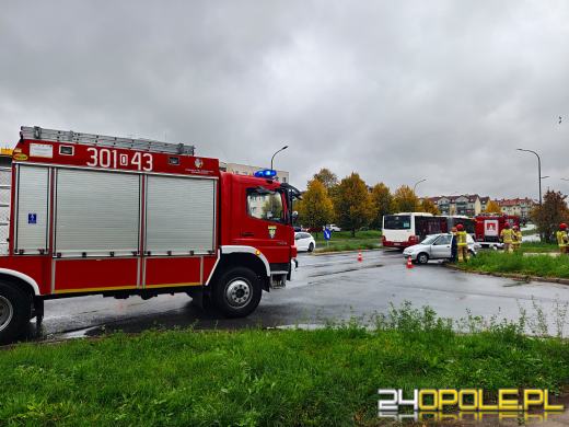 Wypadek na ulicy Witosa. Dwie osoby trafiły do szpitala