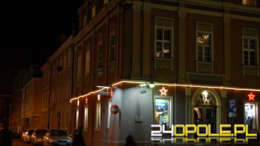 Opolski rynek nocą