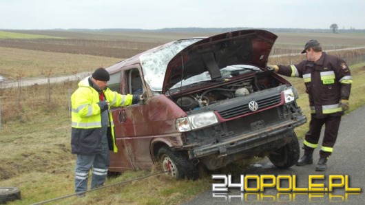 Wypadł z drogi na A4