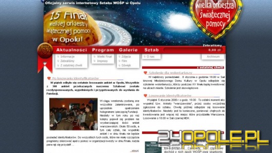 www.wosp.24opole.pl - ruszamy !