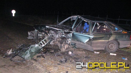 Wypadek na drodze Dąbrowa - Karczów