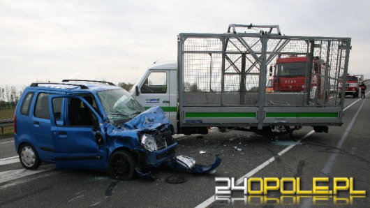 Ciężarówka wymusiła pierwszeństwo