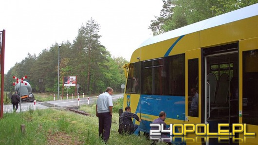Wjechał w szynobus