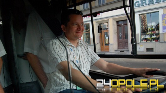 Zygmunt Kukla za kierownicą MZK Opole