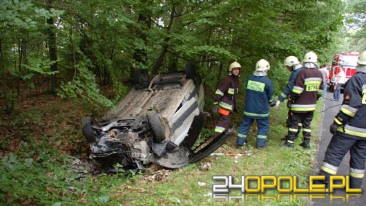 Wypadek koło Tułowic