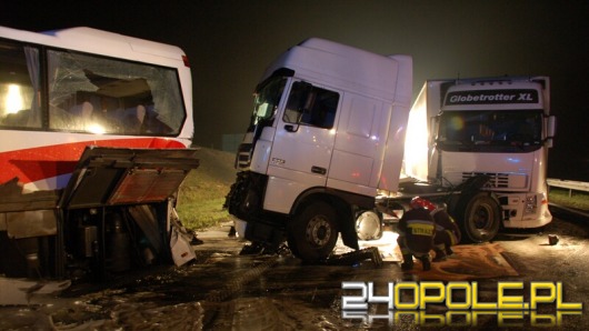 Karambol na autostradzie A4