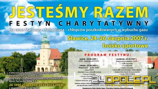 Jesteśmy razem - festyn charytatywny w Sławicach