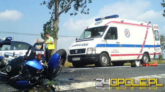 Wypadek na trasie Nysa - Otmuchów