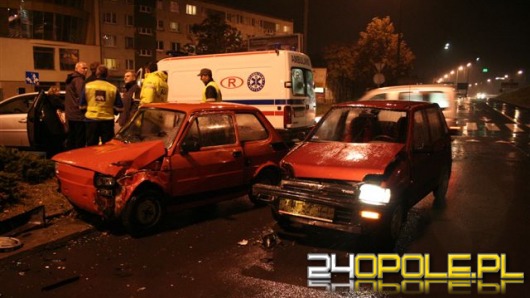 Wypadek na rondzie