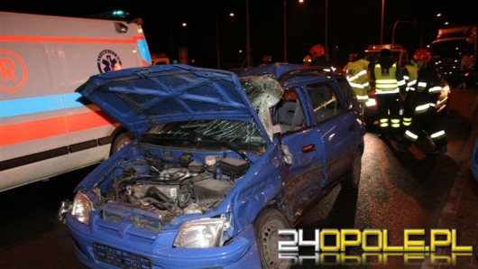 Wypadek na obwodnicy Opola