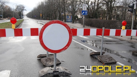 Zamknięty odcinek ul. Ozimskiej