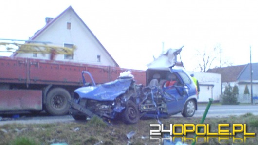 Zderzenie opla z manem
