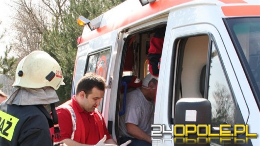Pożar altanki w Opolu