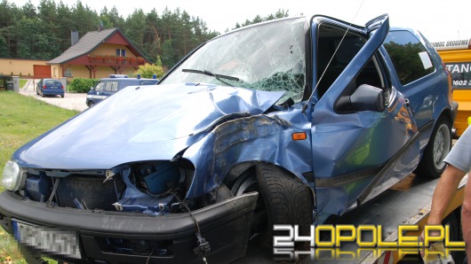 Wpadł w poślizg